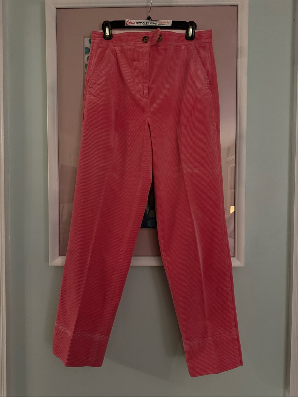 Women's Pink Corduroy Pants